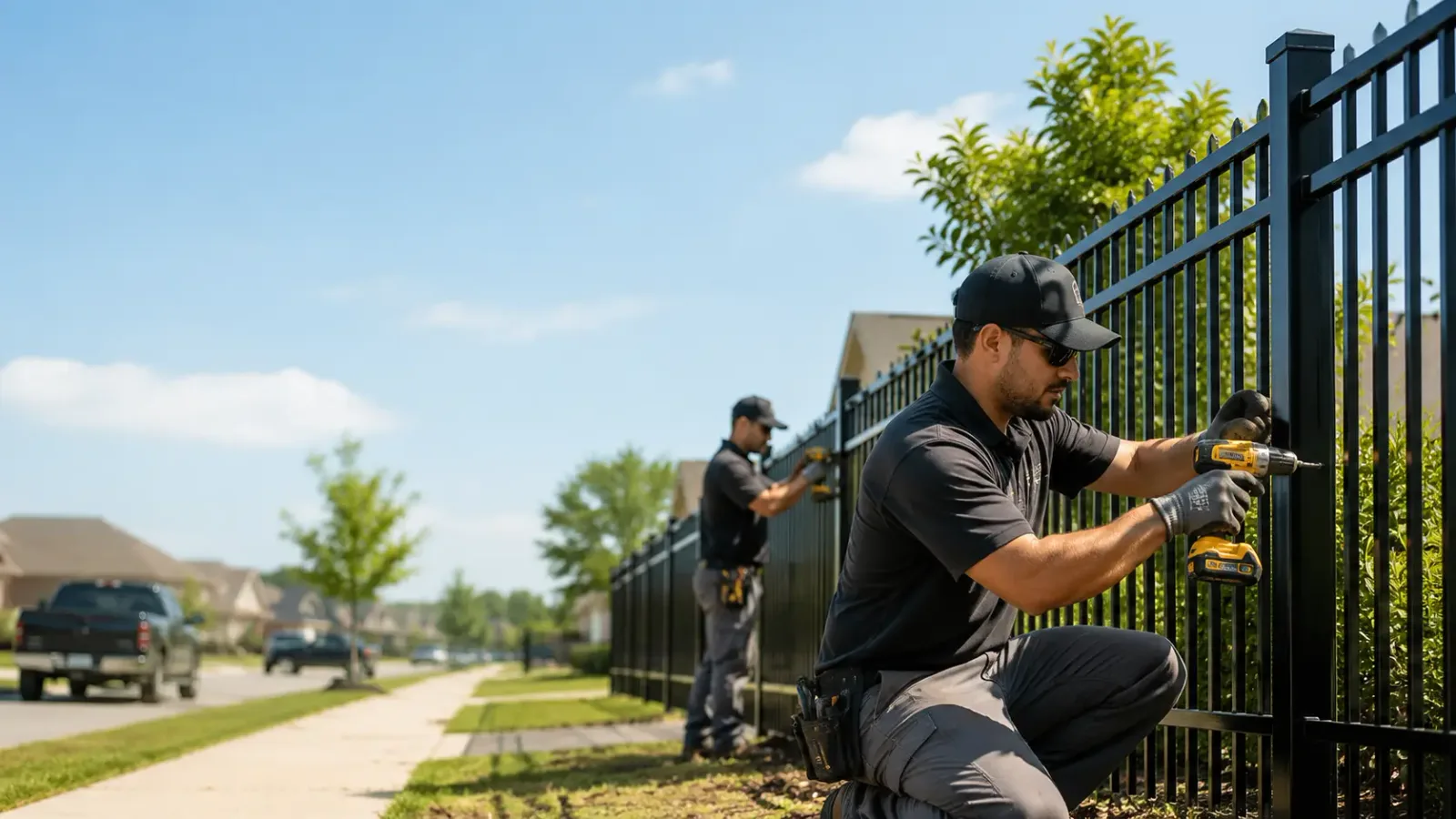Metal Fence Installation in Palatine, IL